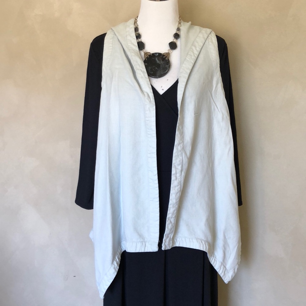Anthropologie Michi hooded swing vest